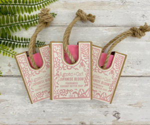 Soap on a rope - Japanese Bloom