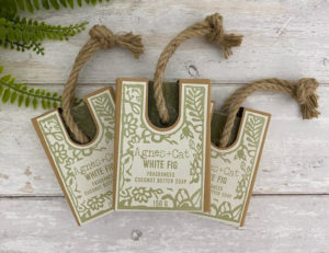 Soap on a rope - White Fig