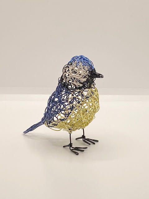 Wire Blue Tit