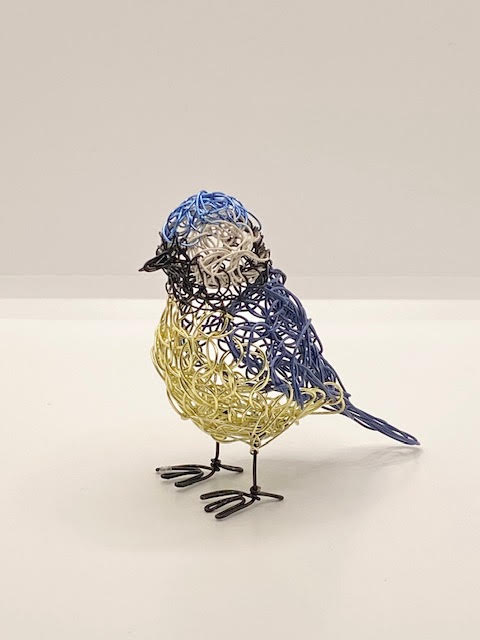 Wire Blue Tit