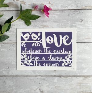 Love is the answer