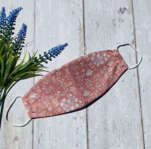 Cotton Face Mask - Pink Floral