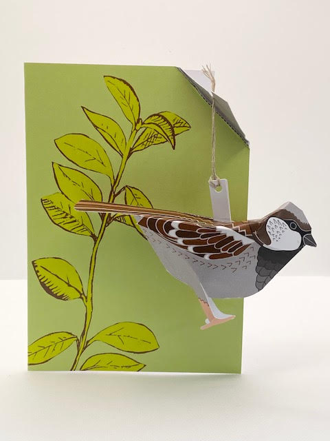 Pop-up Sparrow greeting card - Image 2