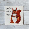 'just a note to say' greeting card
